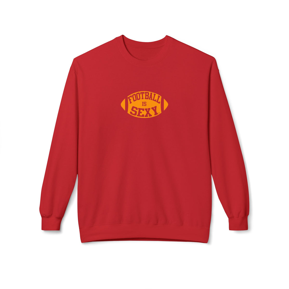 Royal Blue FIS Baggy Crewneck – Football Is Sexy Yellow Logo