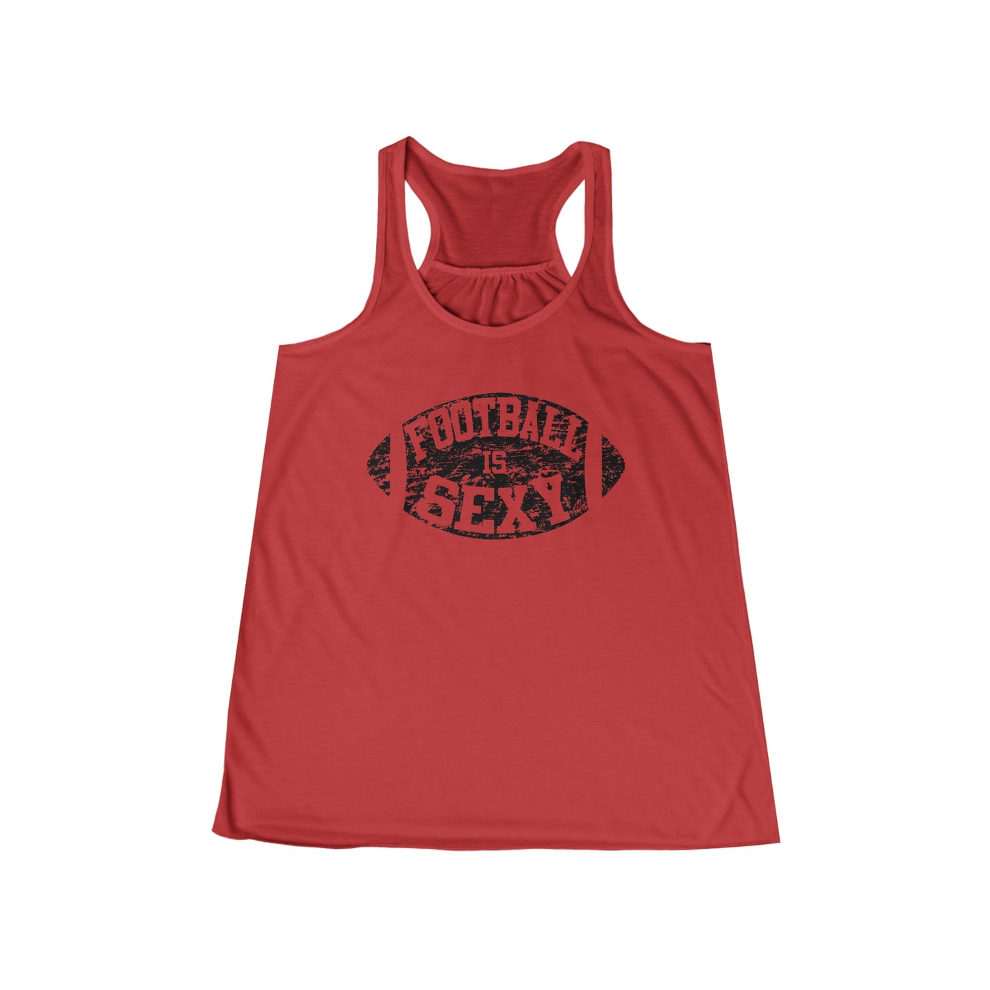 Football Is Sexy Flowy Tank - Black