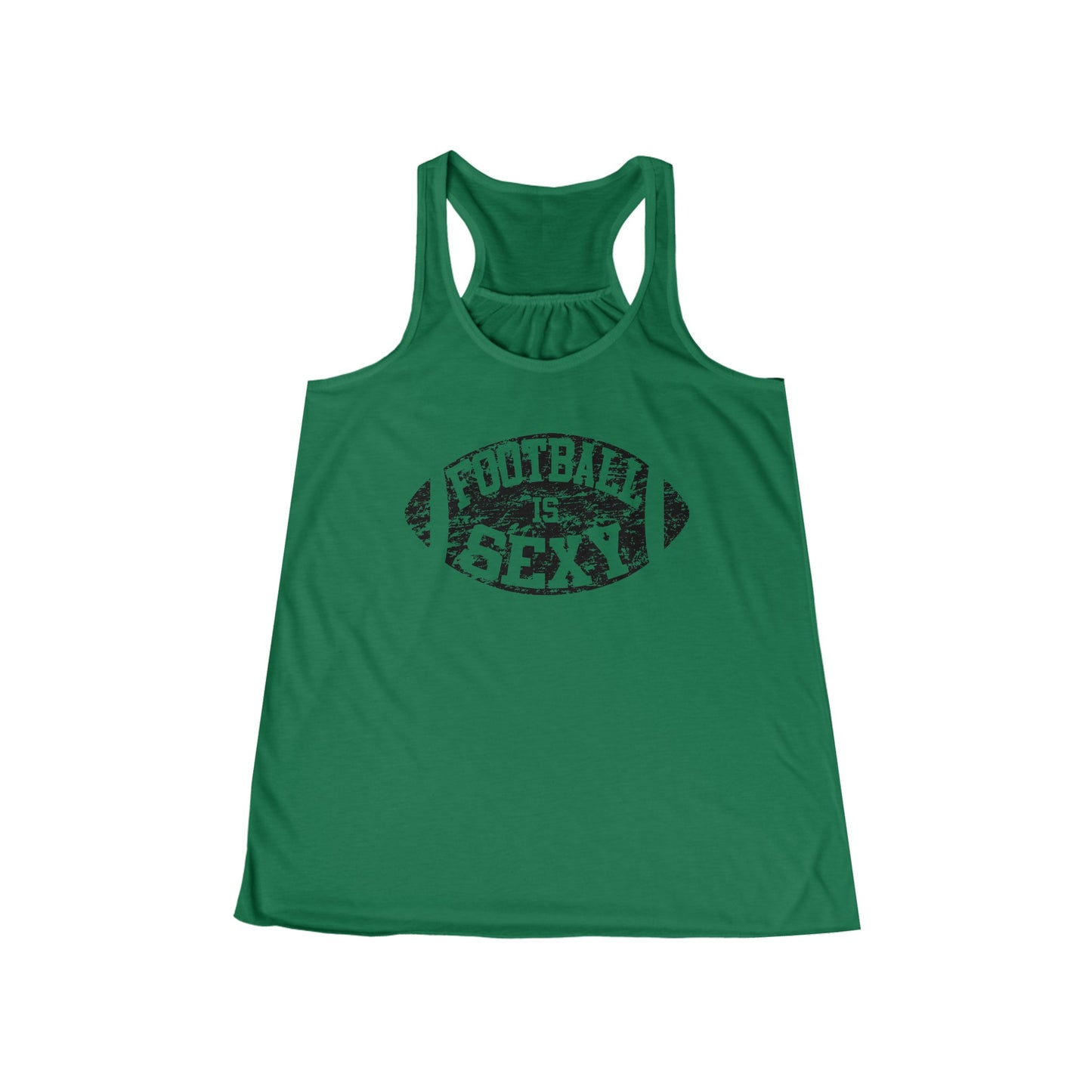 Football Is Sexy Flowy Tank - Black