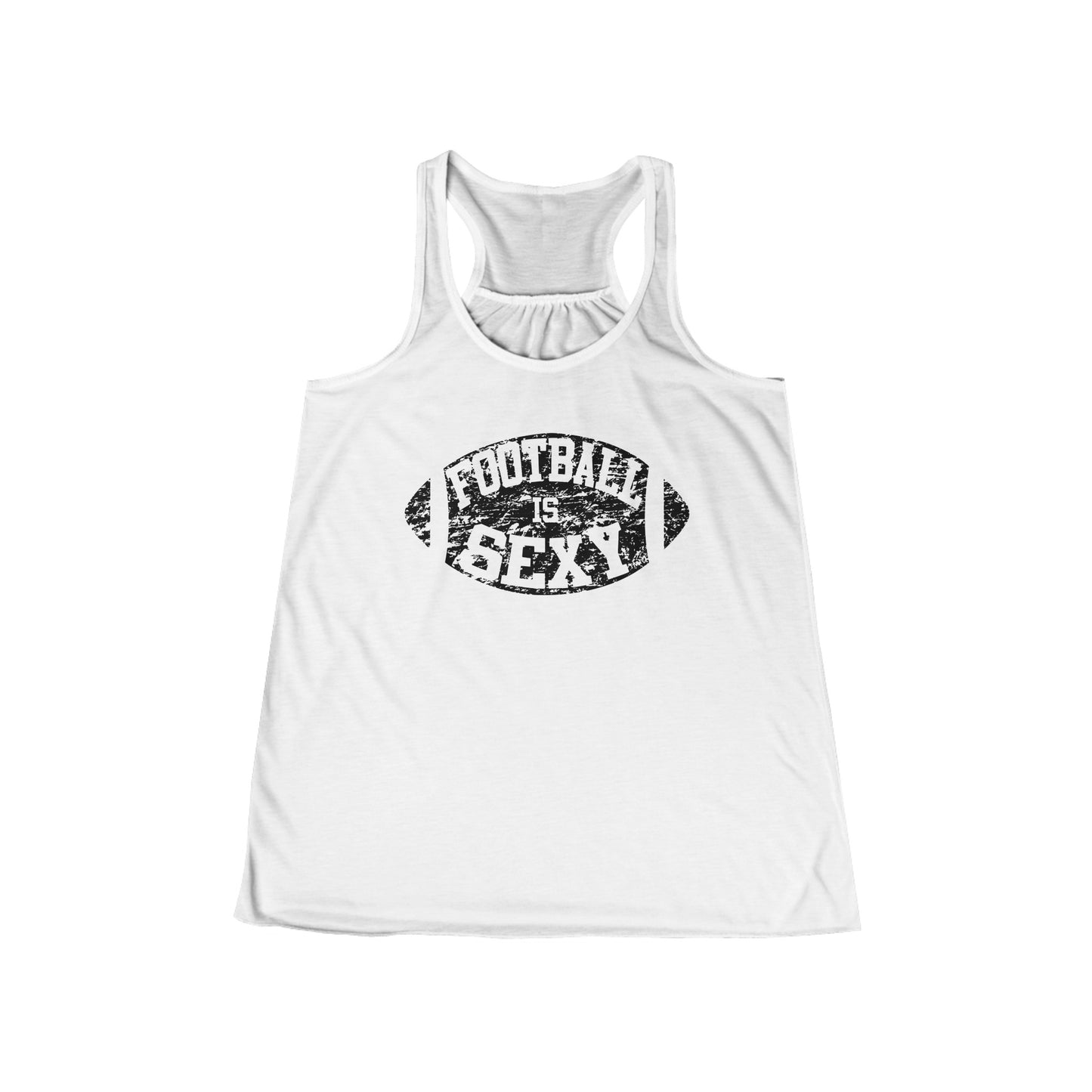Football Is Sexy Flowy Tank - Black
