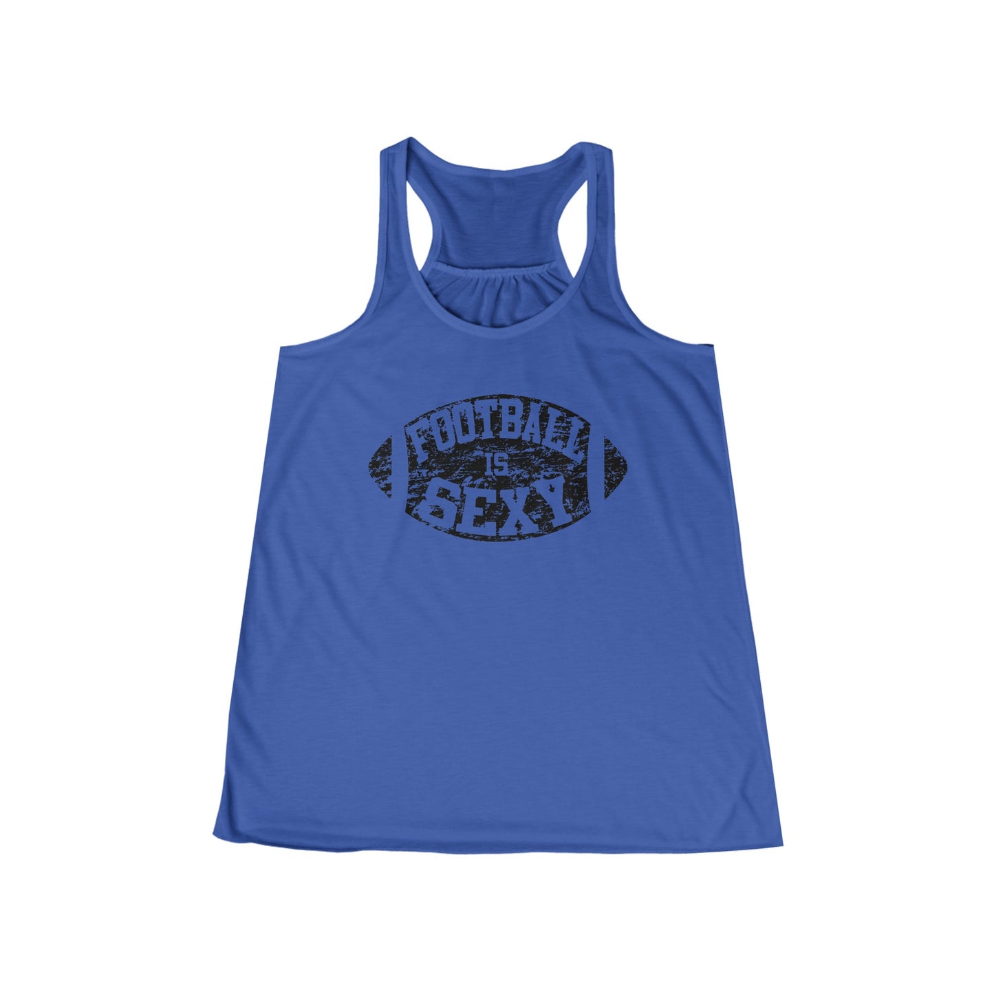 Football Is Sexy Flowy Tank - Black