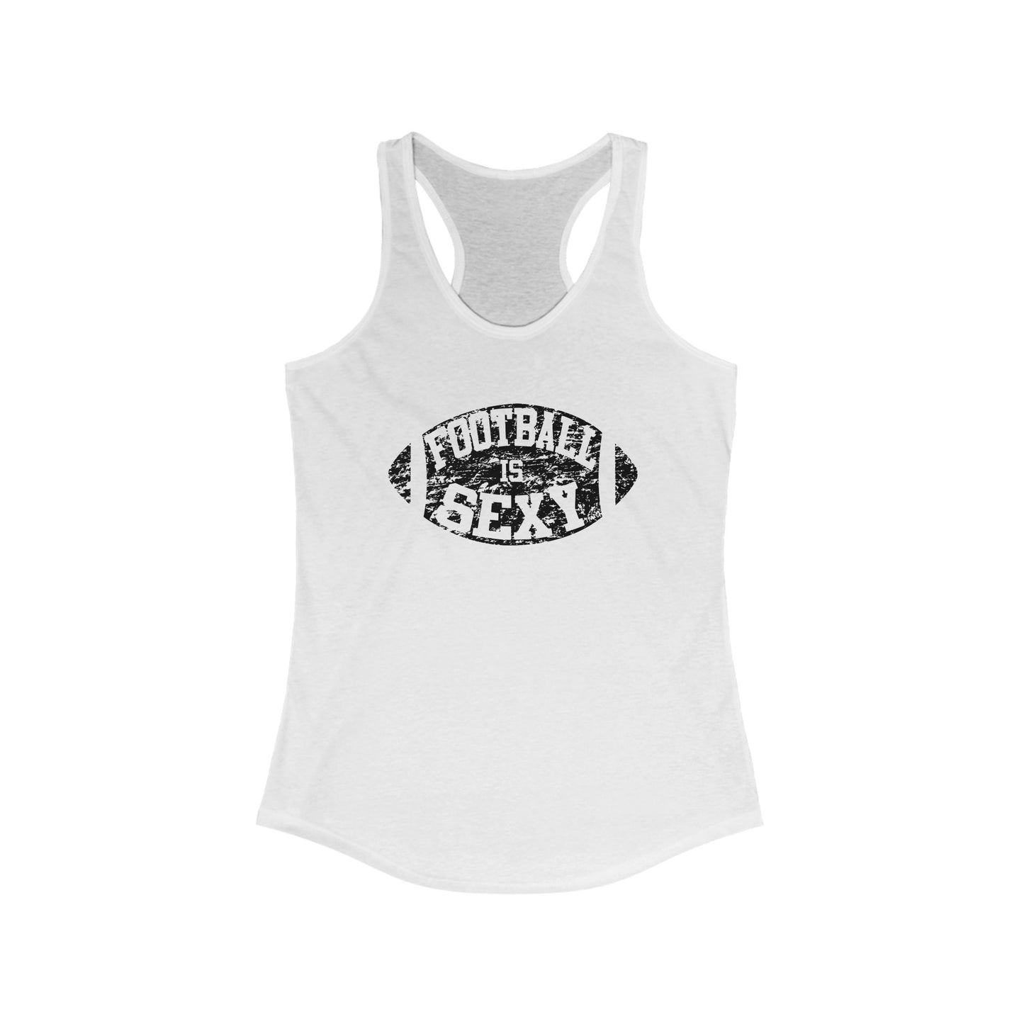Football is Sexy Racerback Tank - Black