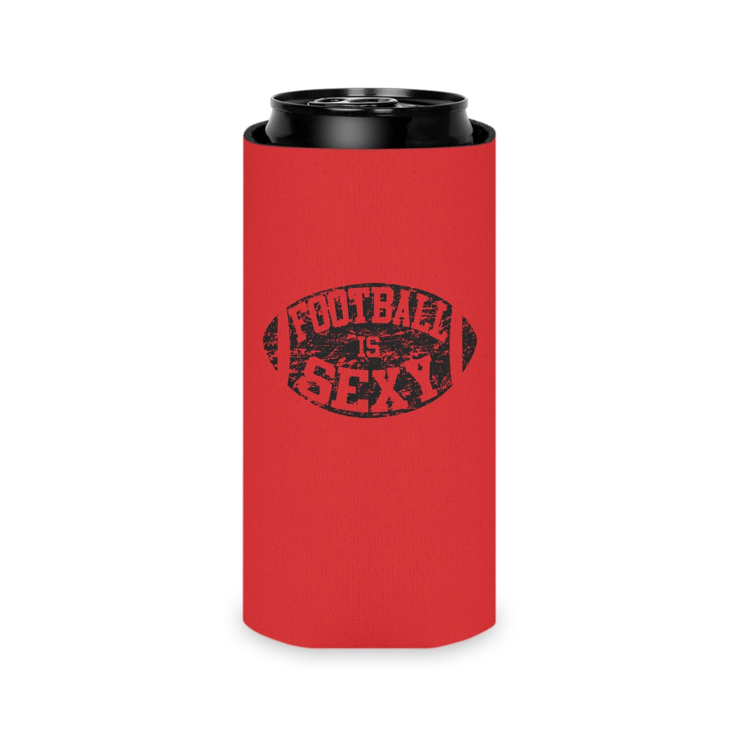 Football Is Sexy Koozie - Red/Black