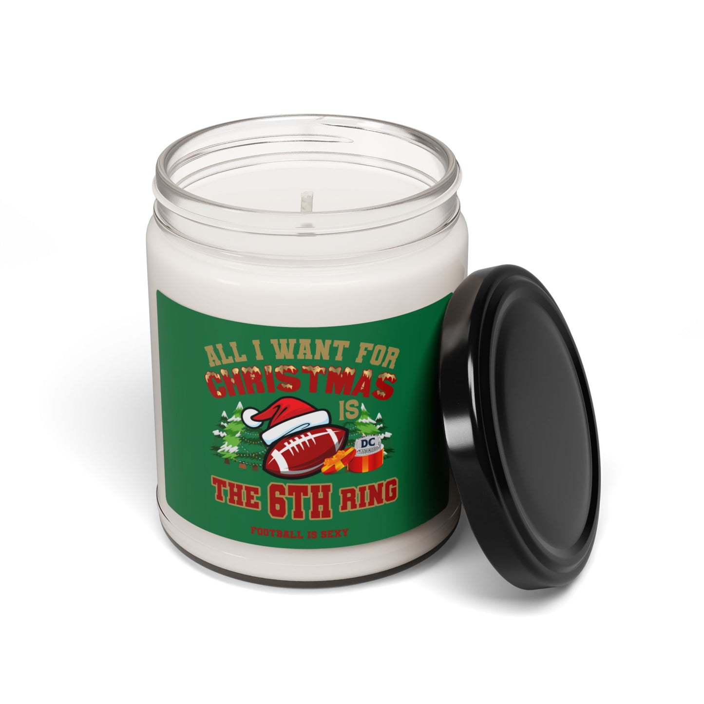 All I Want For Christmas is the 6th Ring- DALLAS Scented Soy Candle, 9oz