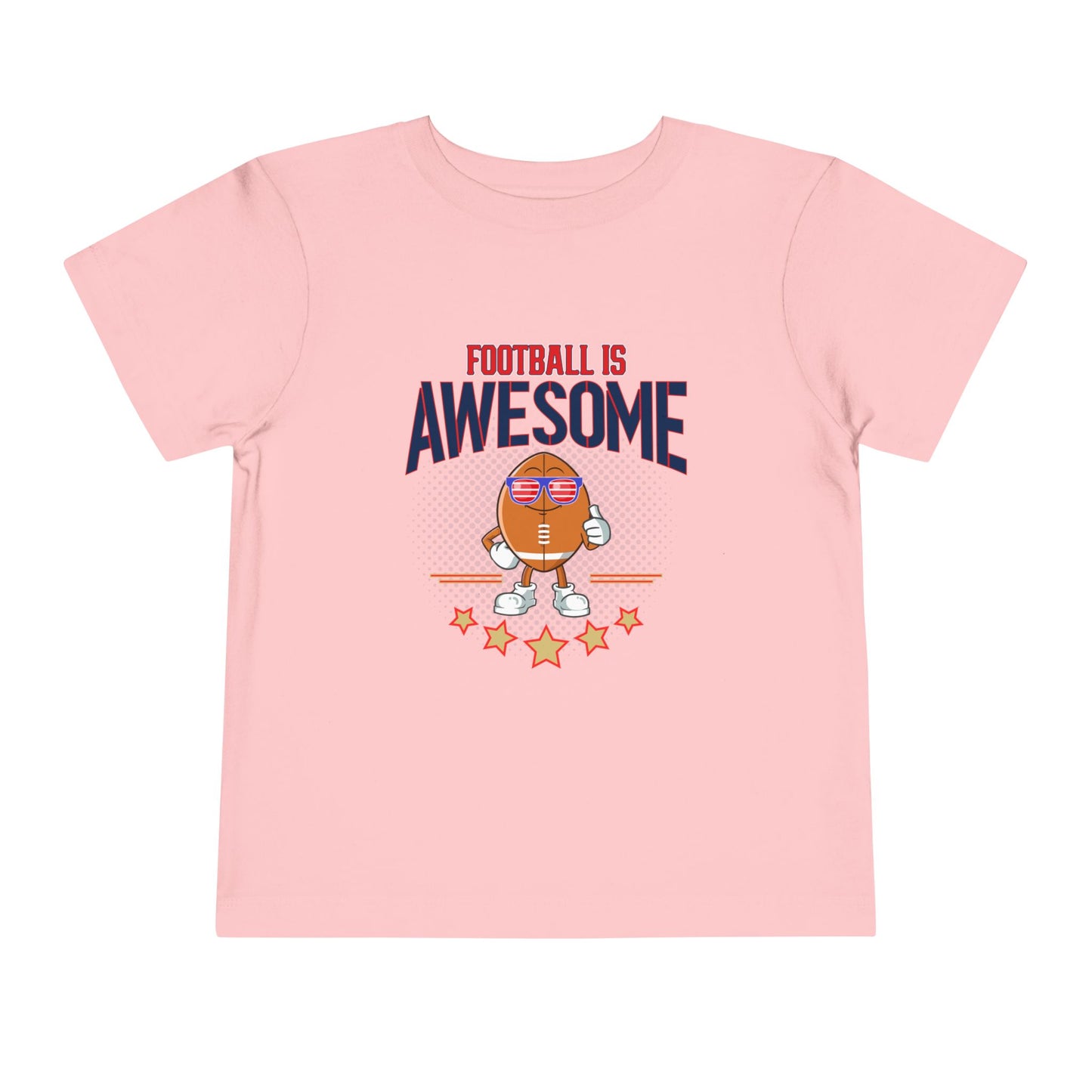 Football is Awesome Toddler Short Sleeve Tee