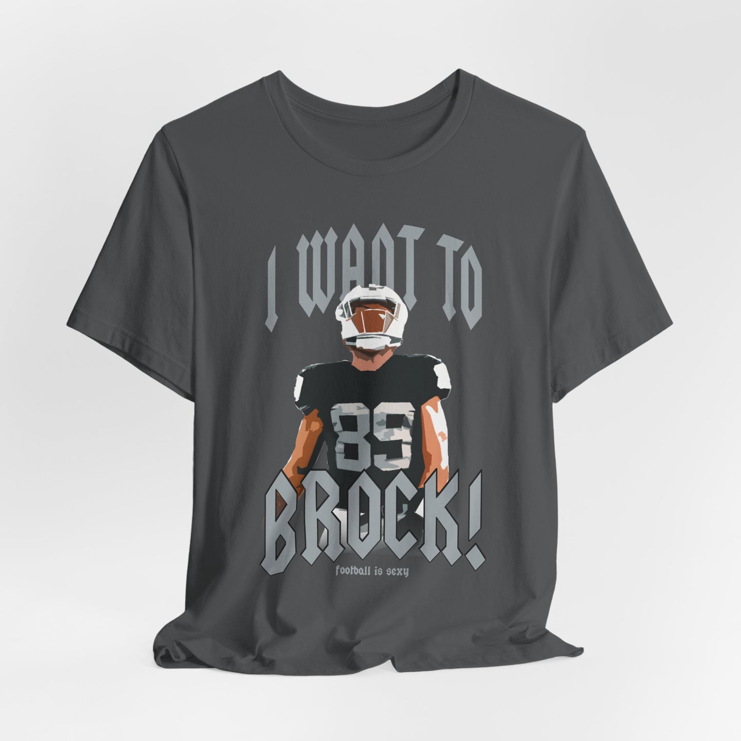 I want to BROCK Unisex Jersey Short Sleeve Tee - Las Vegas Black Jersey