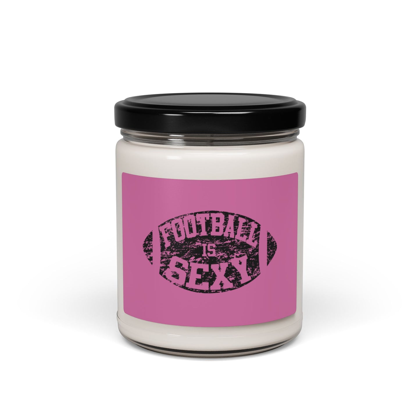 Football Is Sexy PINK Scented Soy Candle, 9oz
