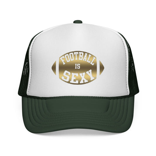 Football Is Sexy Gold Logo Trucker Hat