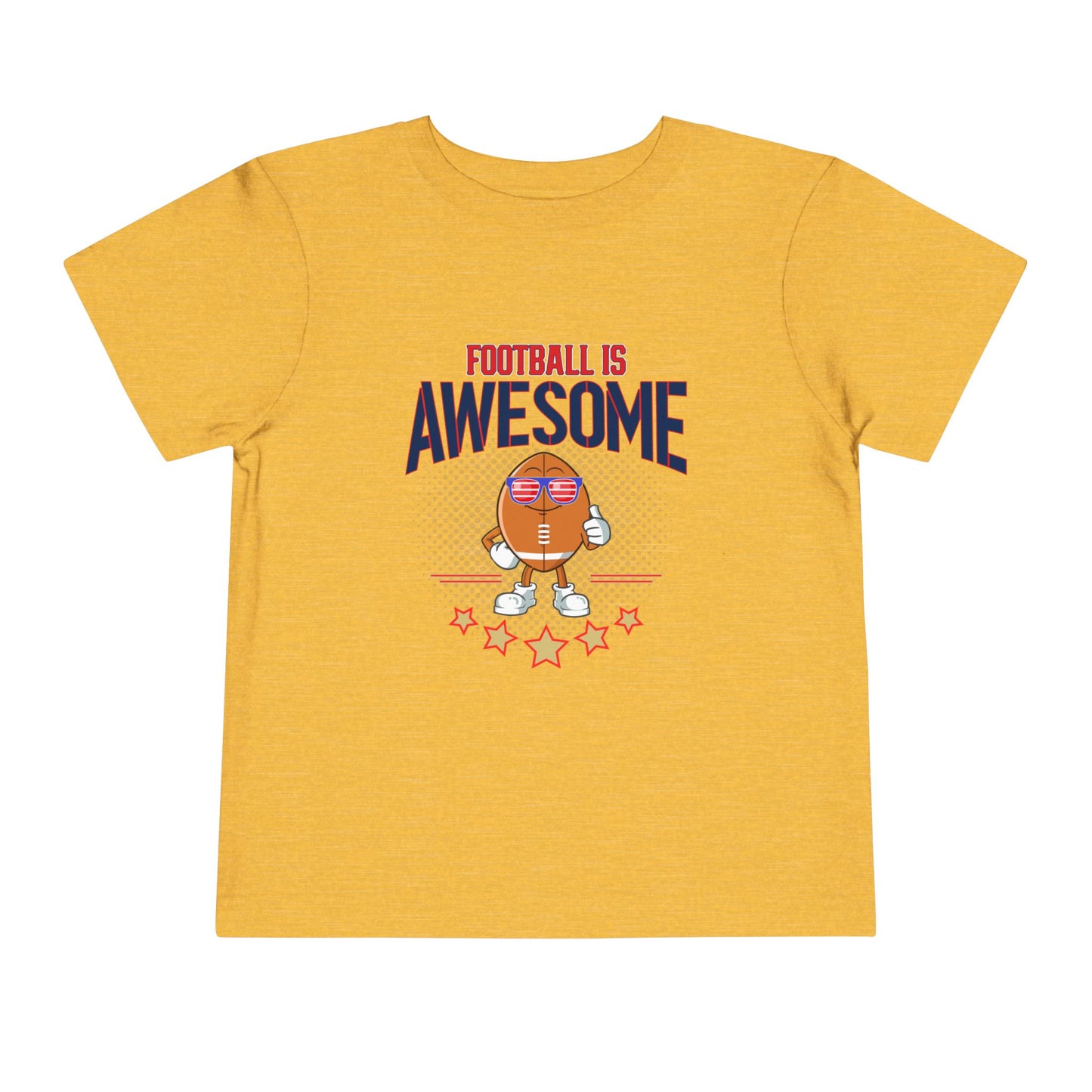 Football is Awesome Toddler Short Sleeve Tee