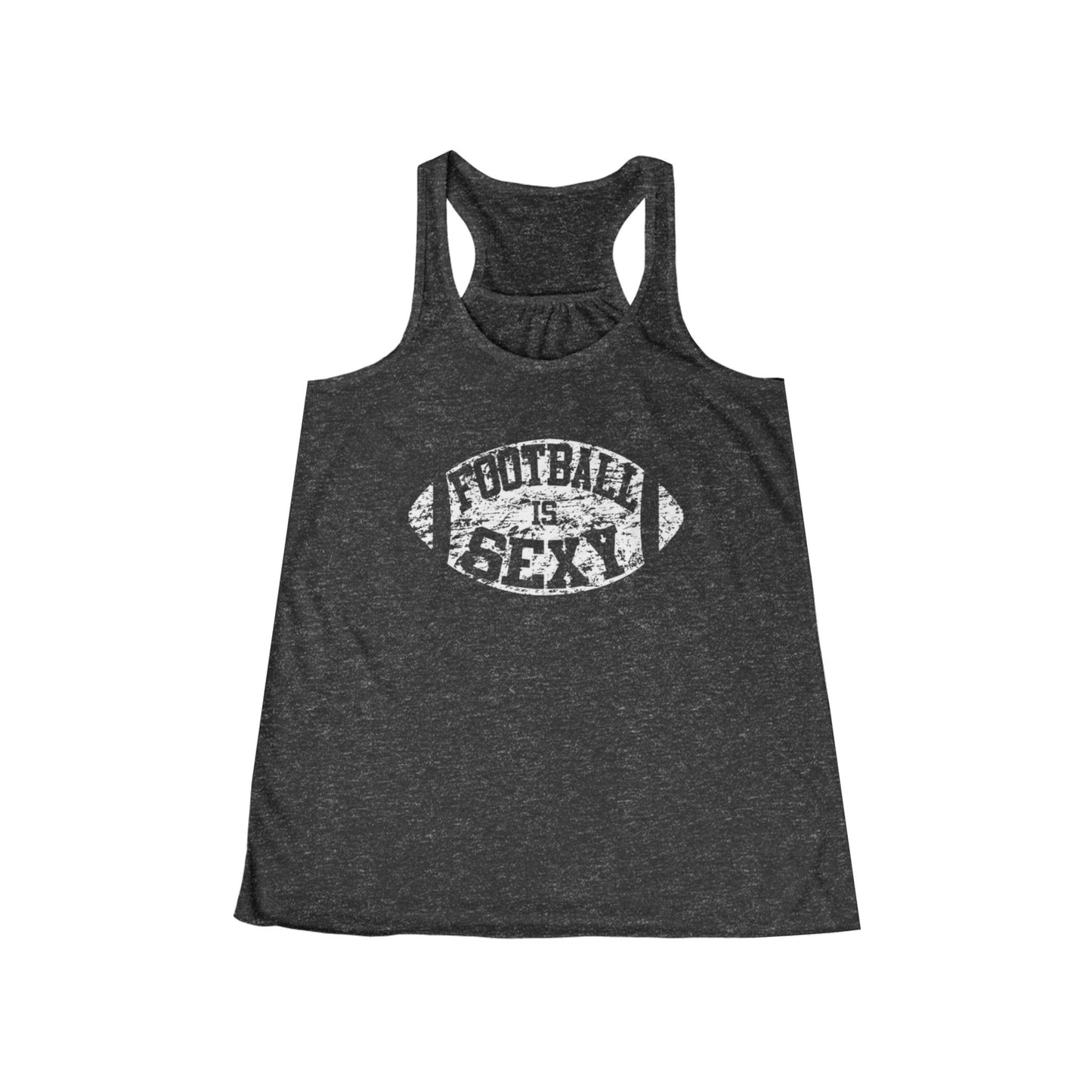 Football Is Sexy Flowy Tank - White