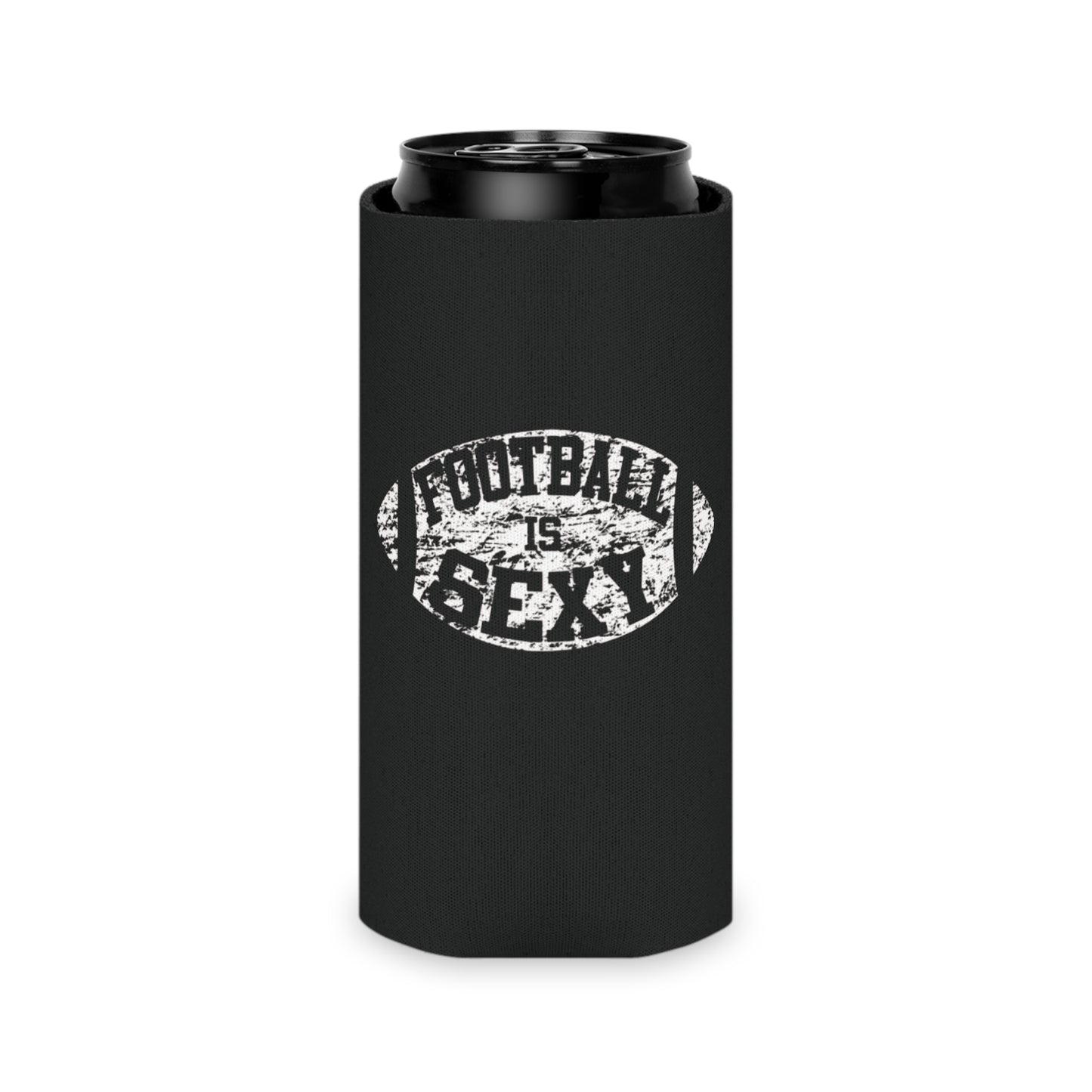 Football Is Sexy Koozie - Black/White