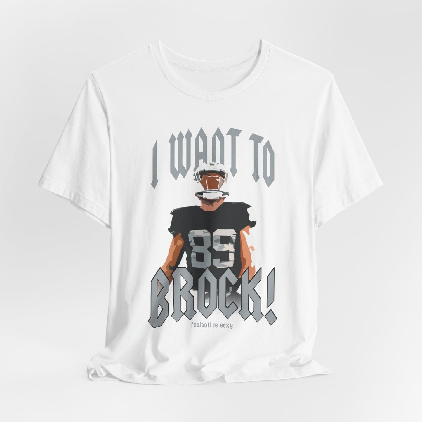 I want to BROCK Unisex Jersey Short Sleeve Tee - Las Vegas Black Jersey