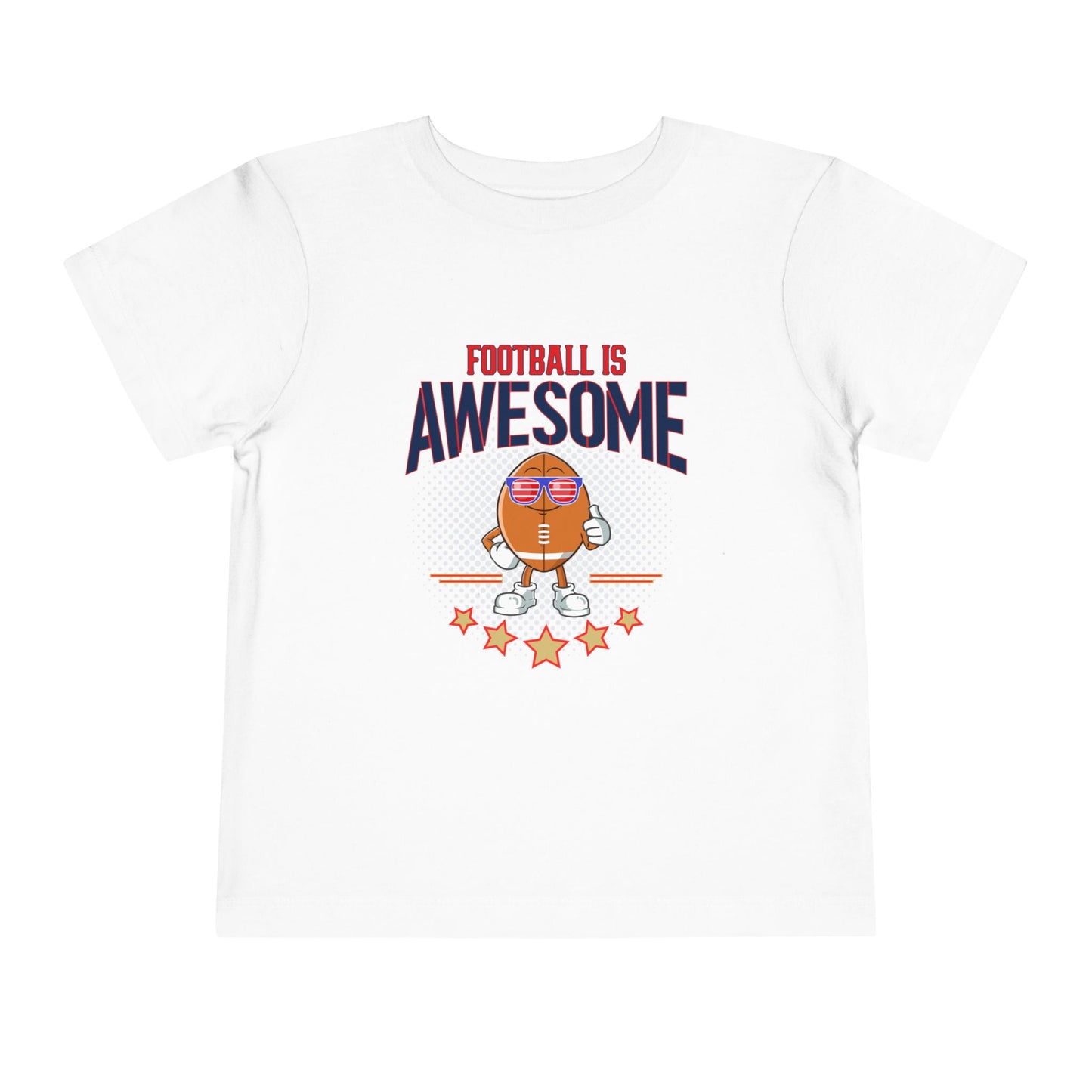 Football is Awesome Toddler Short Sleeve Tee