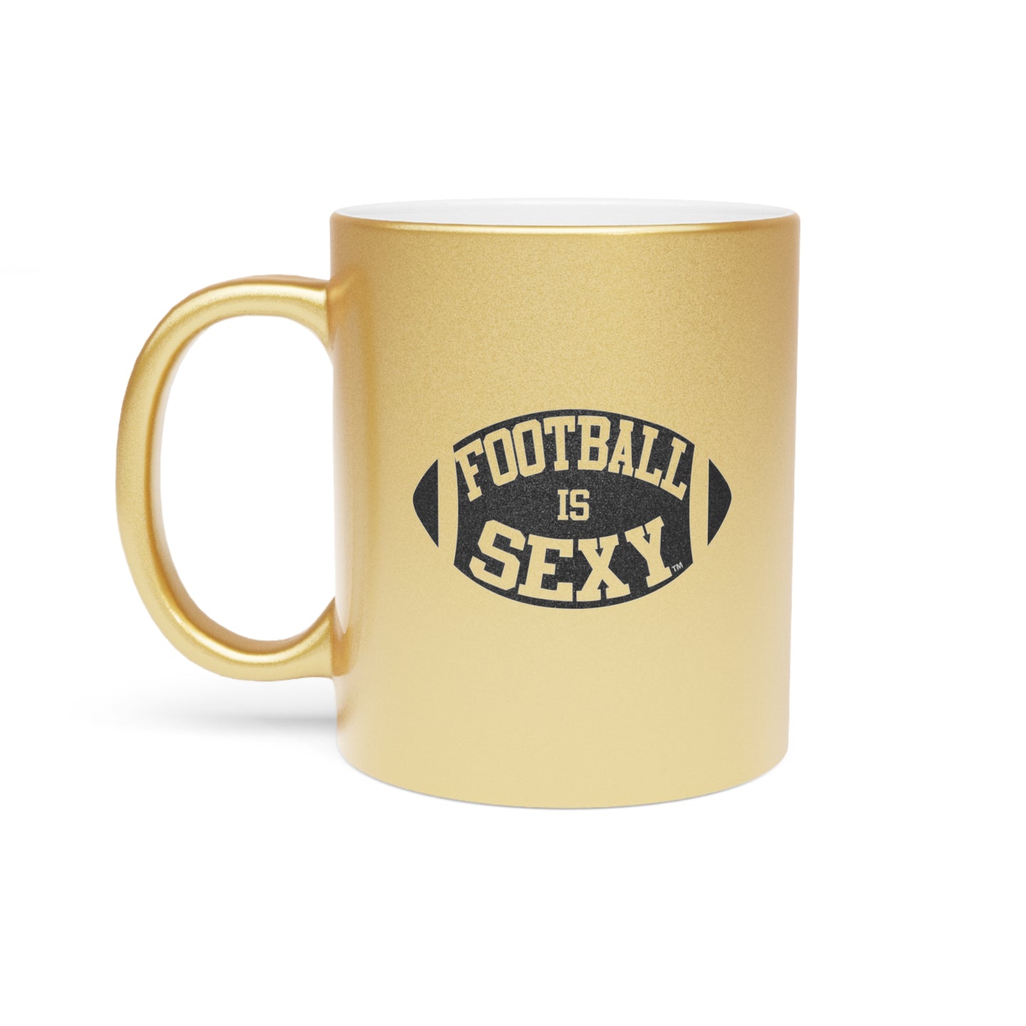 Football Is Sexy Gold Mug