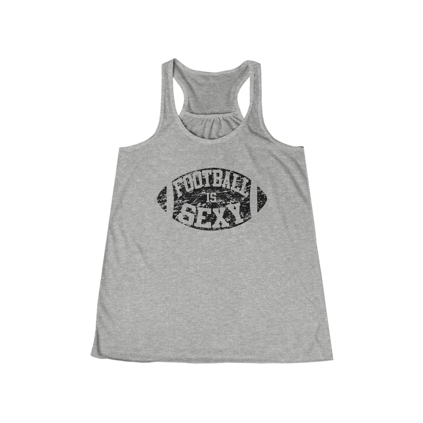 Football Is Sexy Flowy Tank - Black