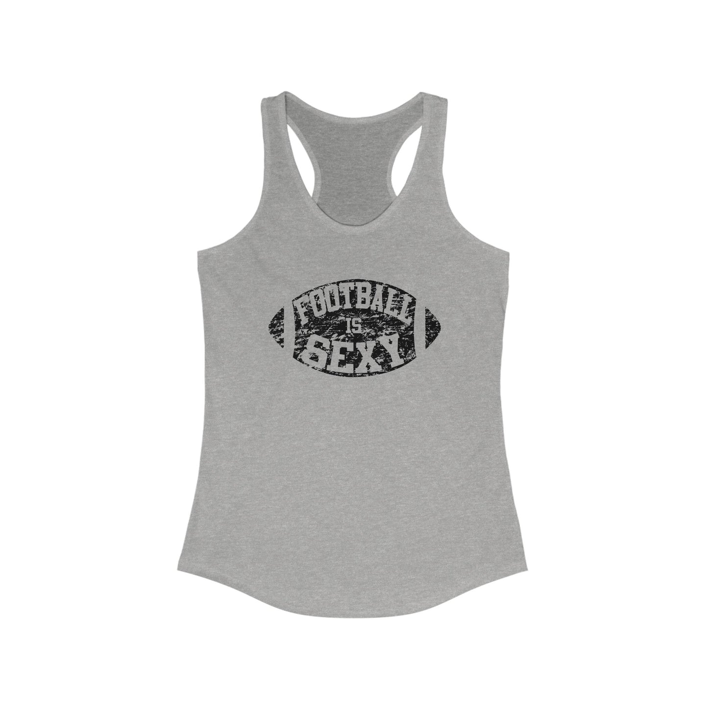 Football is Sexy Racerback Tank - Black