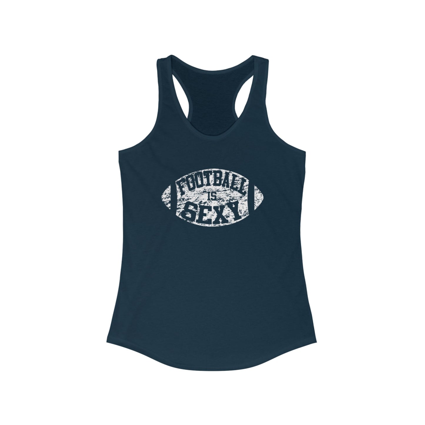 Football is Sexy Racerback Tank - White