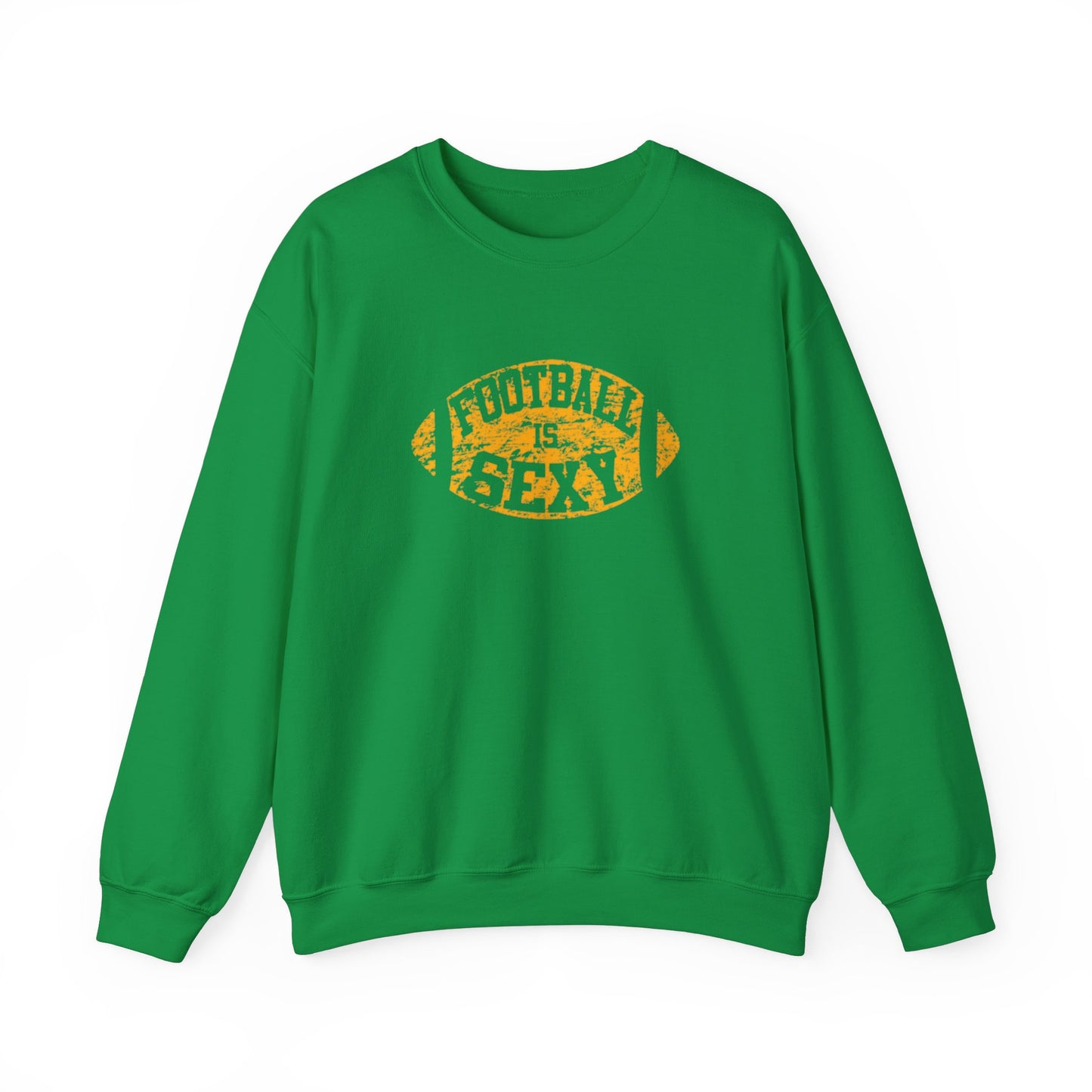 Football is Sexy Purple/Yellow Logo - Unisex Heavy Blend - Crewneck Sweatshirt
