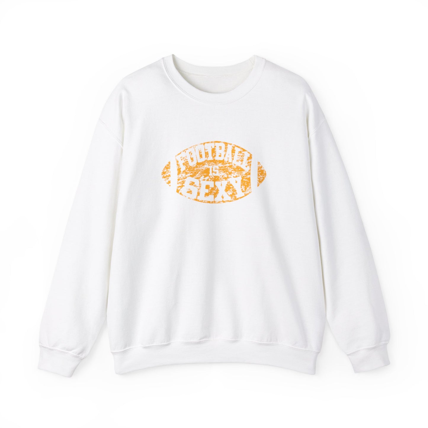 Football is Sexy Purple/Yellow Logo - Unisex Heavy Blend - Crewneck Sweatshirt