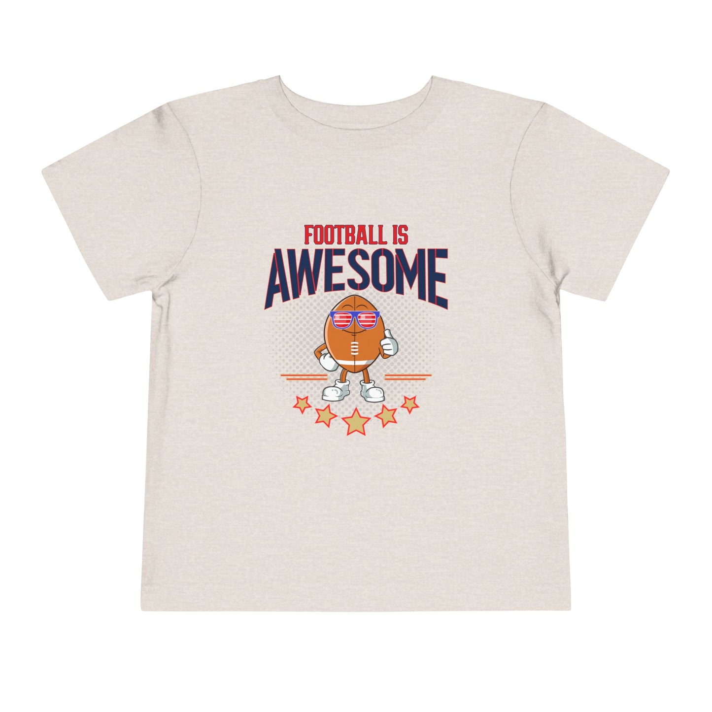 Football is Awesome Toddler Short Sleeve Tee