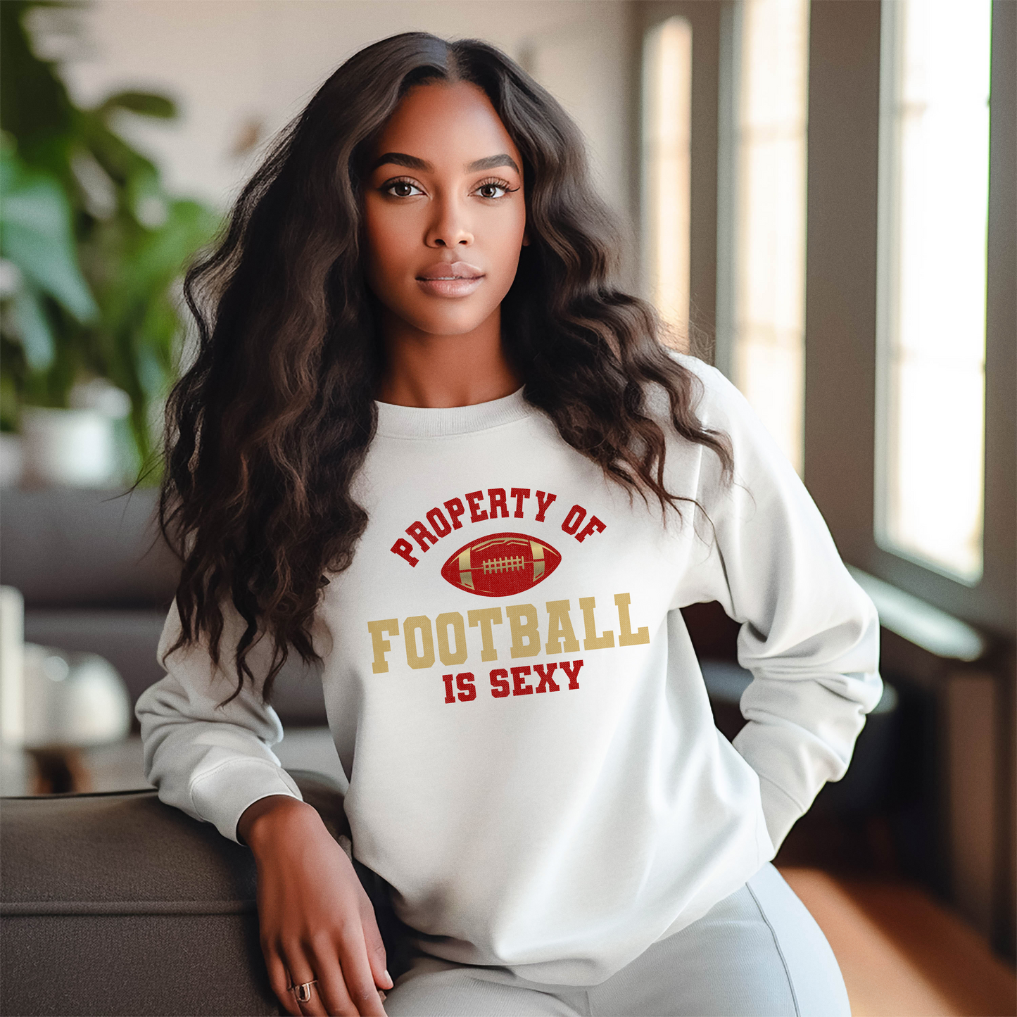 Property of Football is Sexy Crewneck Sweatshirt