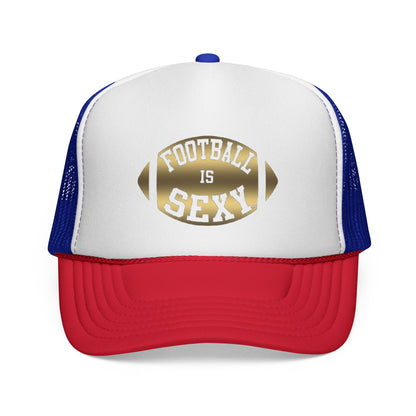 Football Is Sexy Gold Logo Trucker Hat