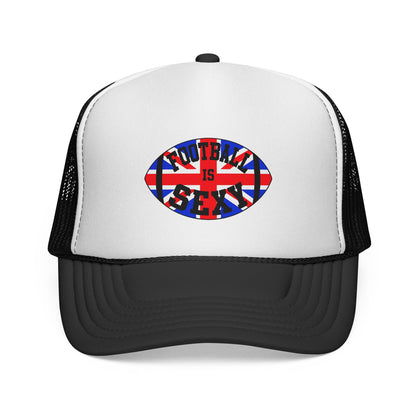 UK Flag Football Is Sexy Trucker Hat (Classic)