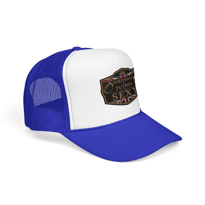 UK Football + Futbol Is Sexy Trucker Hat