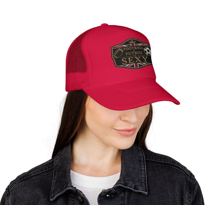 UK Football + Futbol Is Sexy Trucker Hat