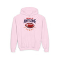 Football is Awesome Youth Heavy Blend Hooded Sweatshirt