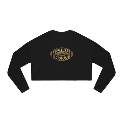 'Football Is Sexy' Women's Cropped Sweatshirt