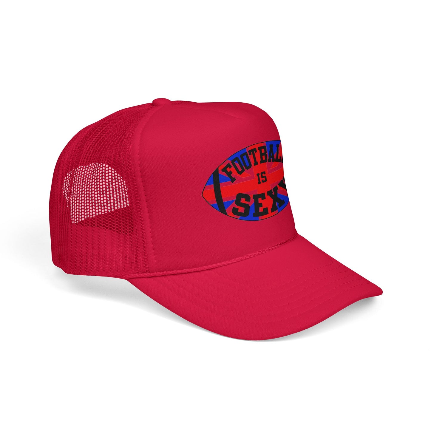 UK Flag Football Is Sexy Foam Trucker Hat