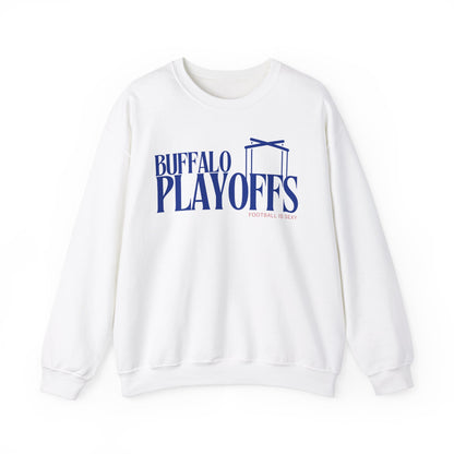 'Buffalo Playoffs' Crewneck Sweatshirt - Blue