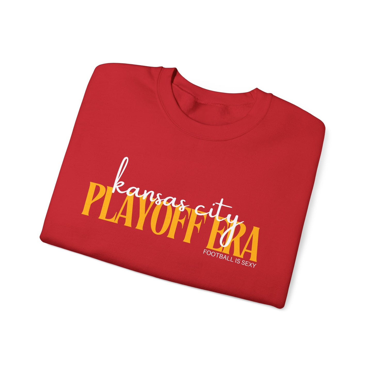 Kansas City Playoff Era Crewneck Sweatshirt - Red