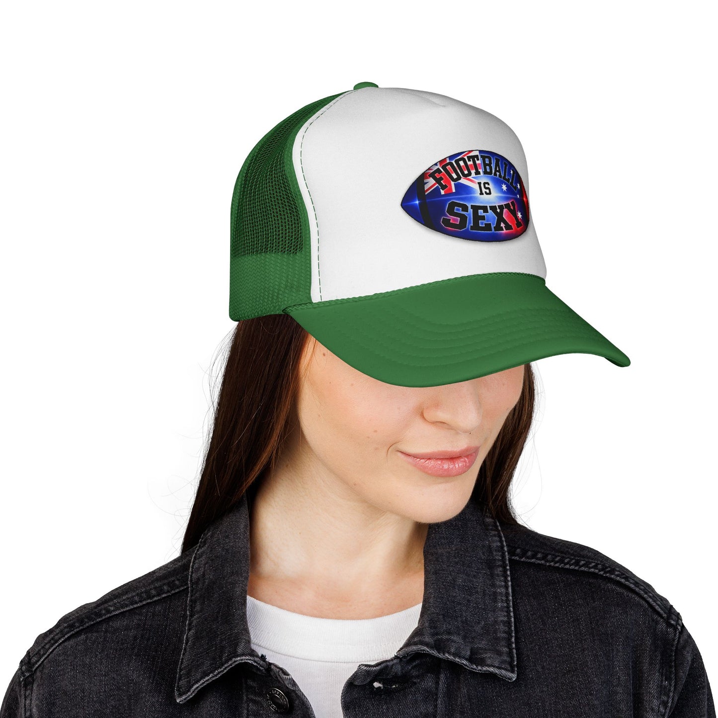 Australia Flag Football Is Sexy Trucker Hat (Classic)