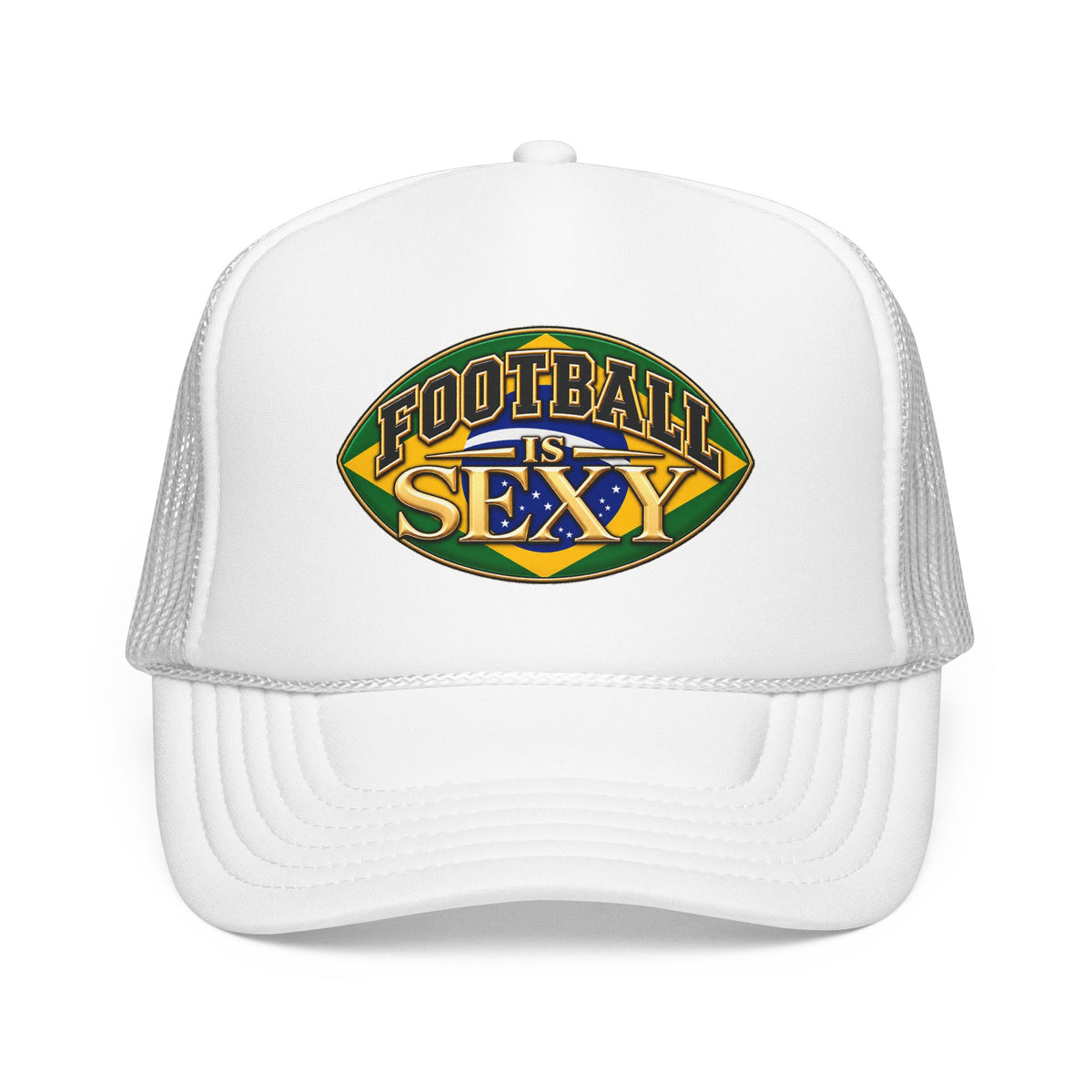 Brazil Football Is Sexy Foam Trucker Hat