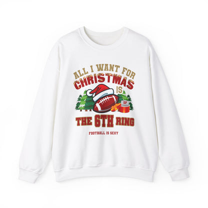 All I Want for Christmas is the 6th Ring Crewneck Sweatshirt - San Fran