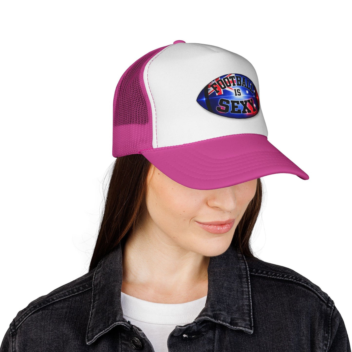 Australia Flag Football Is Sexy Trucker Hat (Classic)