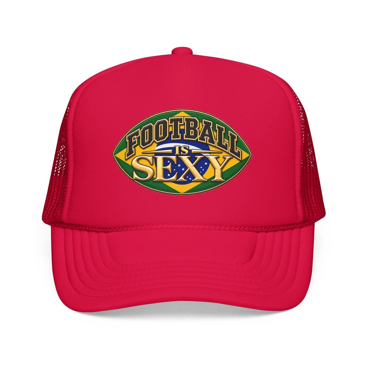 Brazil Football Is Sexy Foam Trucker Hat