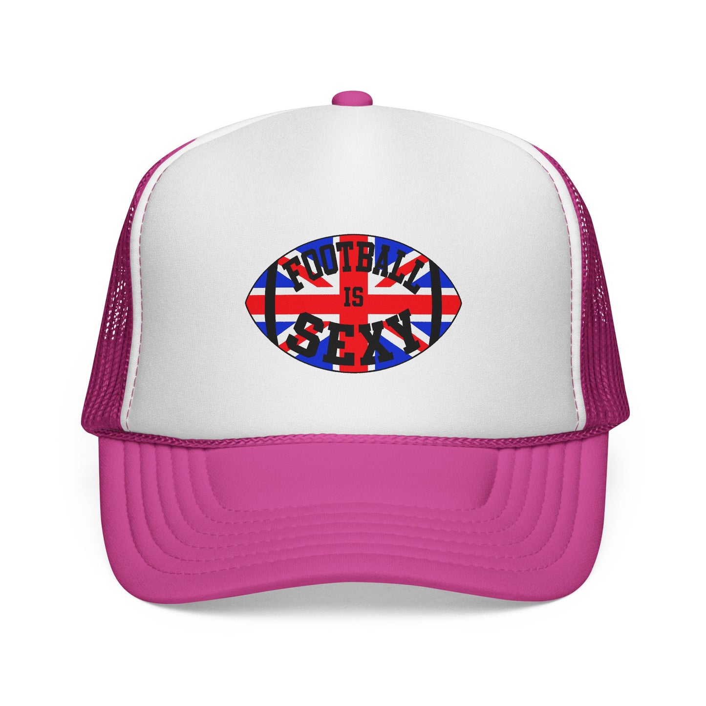 UK Flag Football Is Sexy Trucker Hat (Classic)