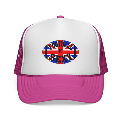 UK Flag Football Is Sexy Trucker Hat (Classic)