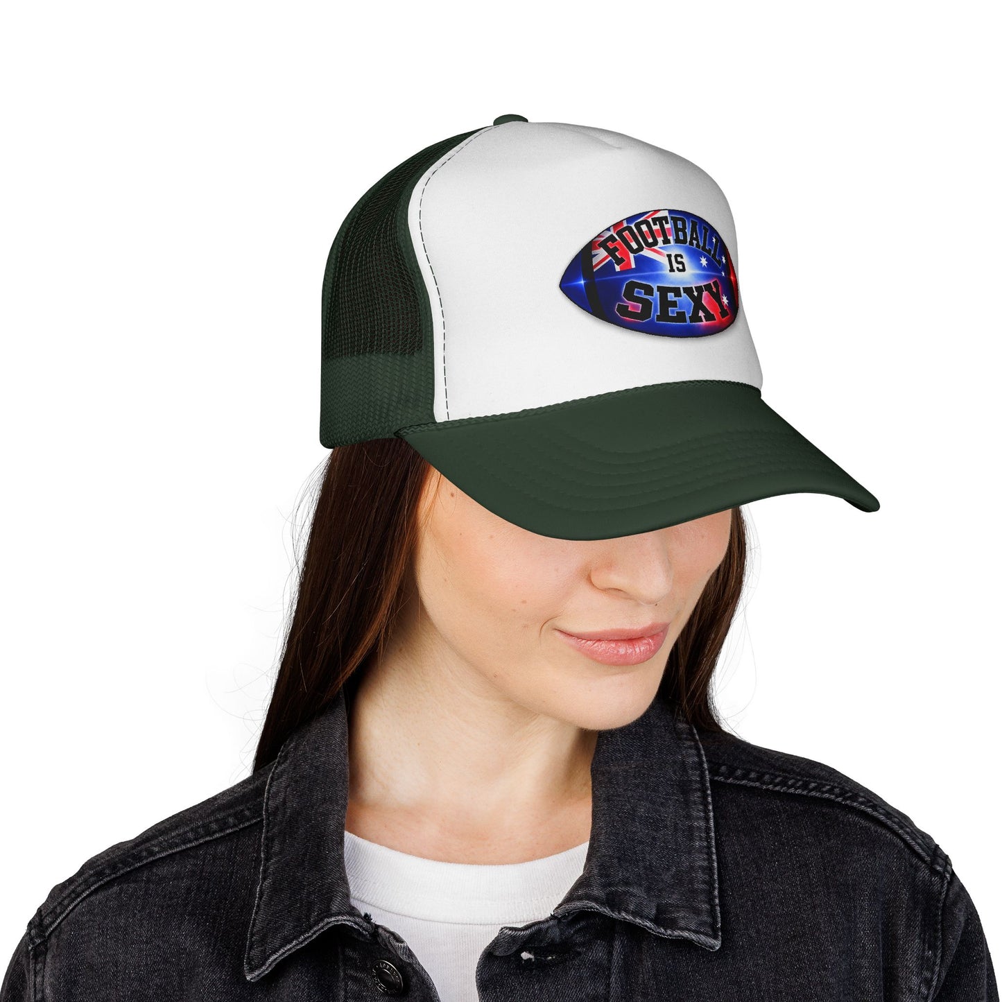 Australia Flag Football Is Sexy Trucker Hat (Classic)