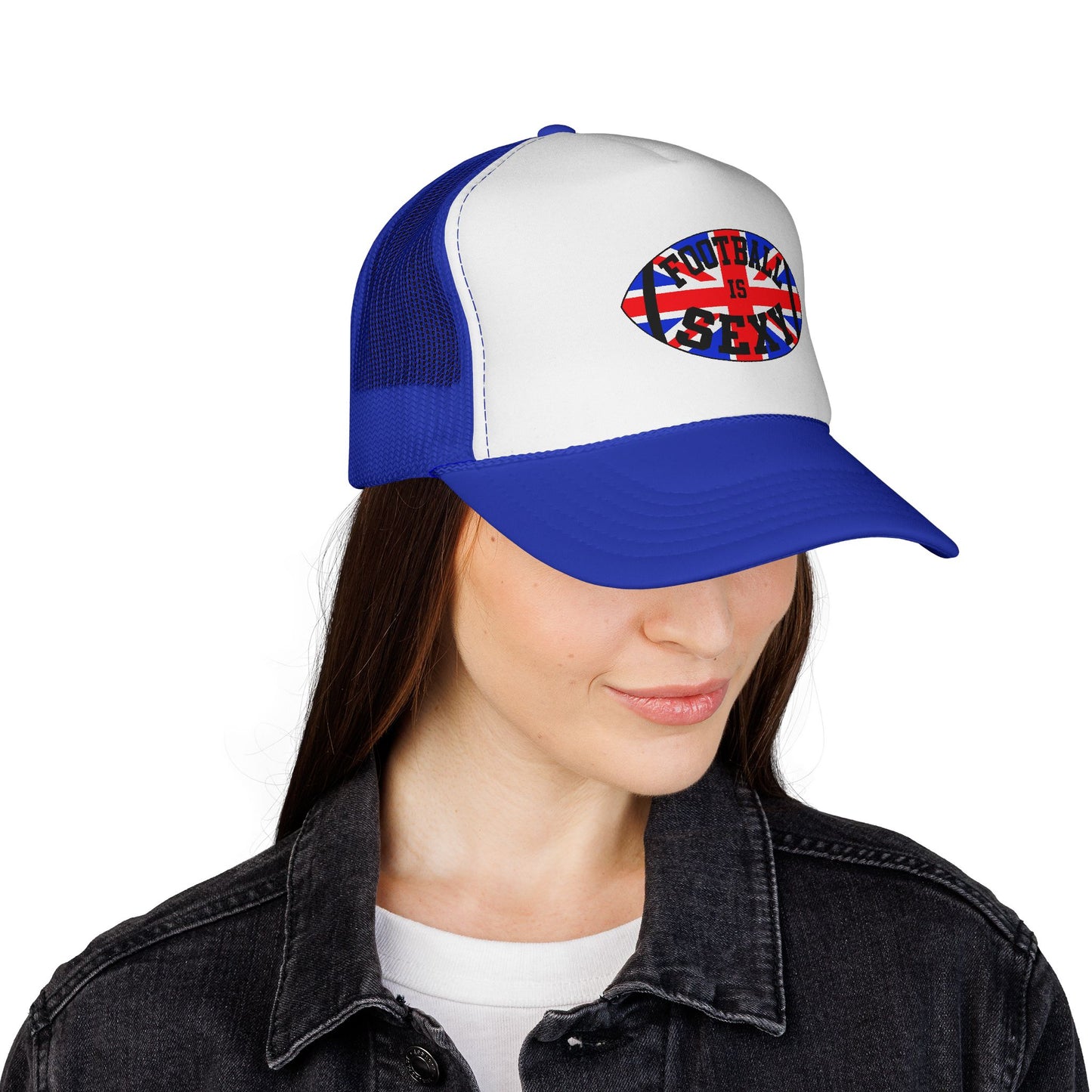 UK Flag Football Is Sexy Trucker Hat (Classic)