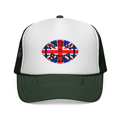 UK Flag Football Is Sexy Trucker Hat (Classic)