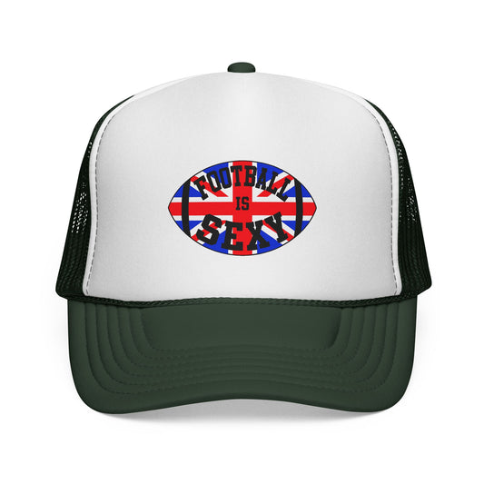 UK Flag Football Is Sexy Trucker Hat (Classic)