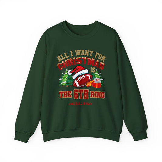 All I Want for Christmas is the 6th Ring Crewneck Sweatshirt - San Fran