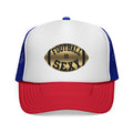 Football Is Sexy Gold and Black Logo Trucker Hat