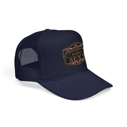 UK Football + Futbol Is Sexy Trucker Hat