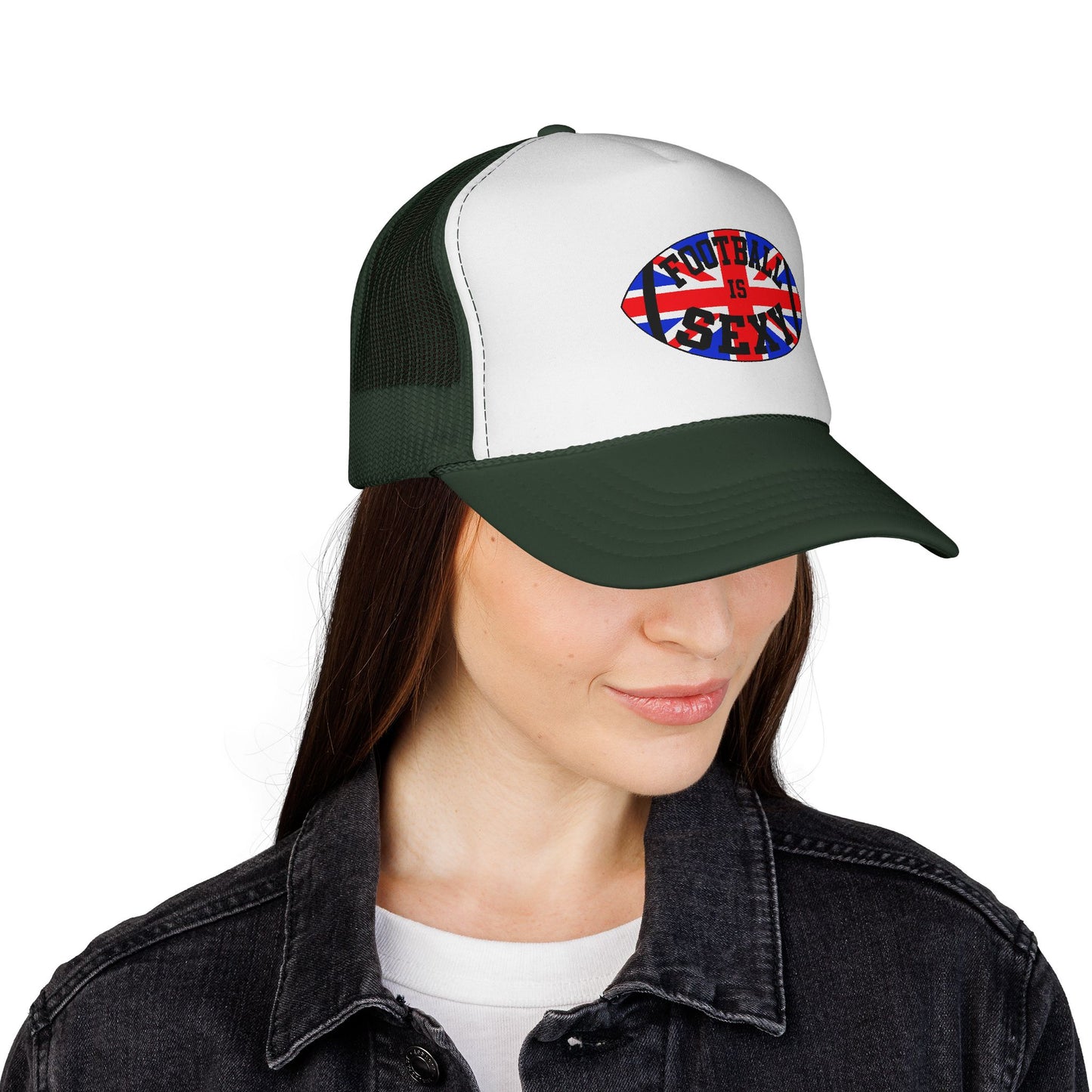 UK Flag Football Is Sexy Trucker Hat (Classic)