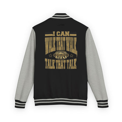 Football Is Sexy Letterman Cloth Jacket